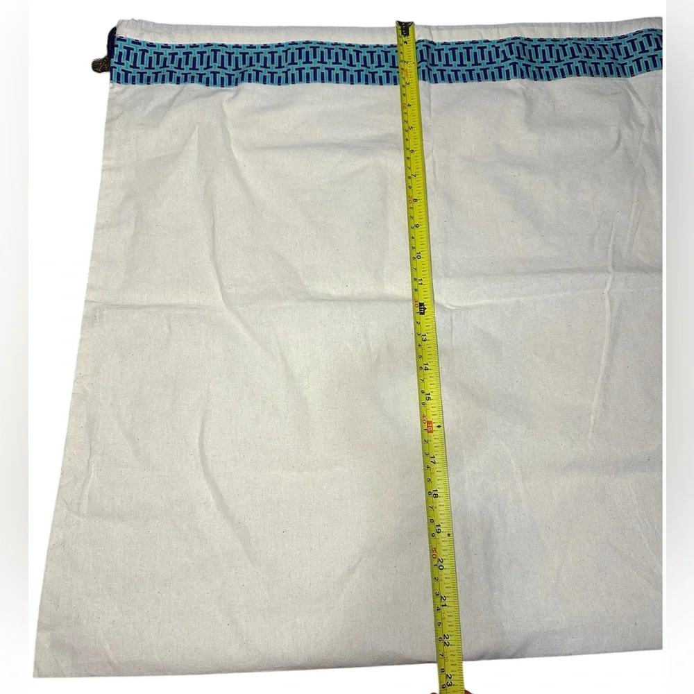 Tory Burch EUC XL Cream Linen Dust Bag
